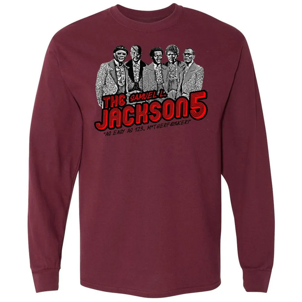 Long Sleeve T-Shirt - GXJSESKK - Maroon - 11