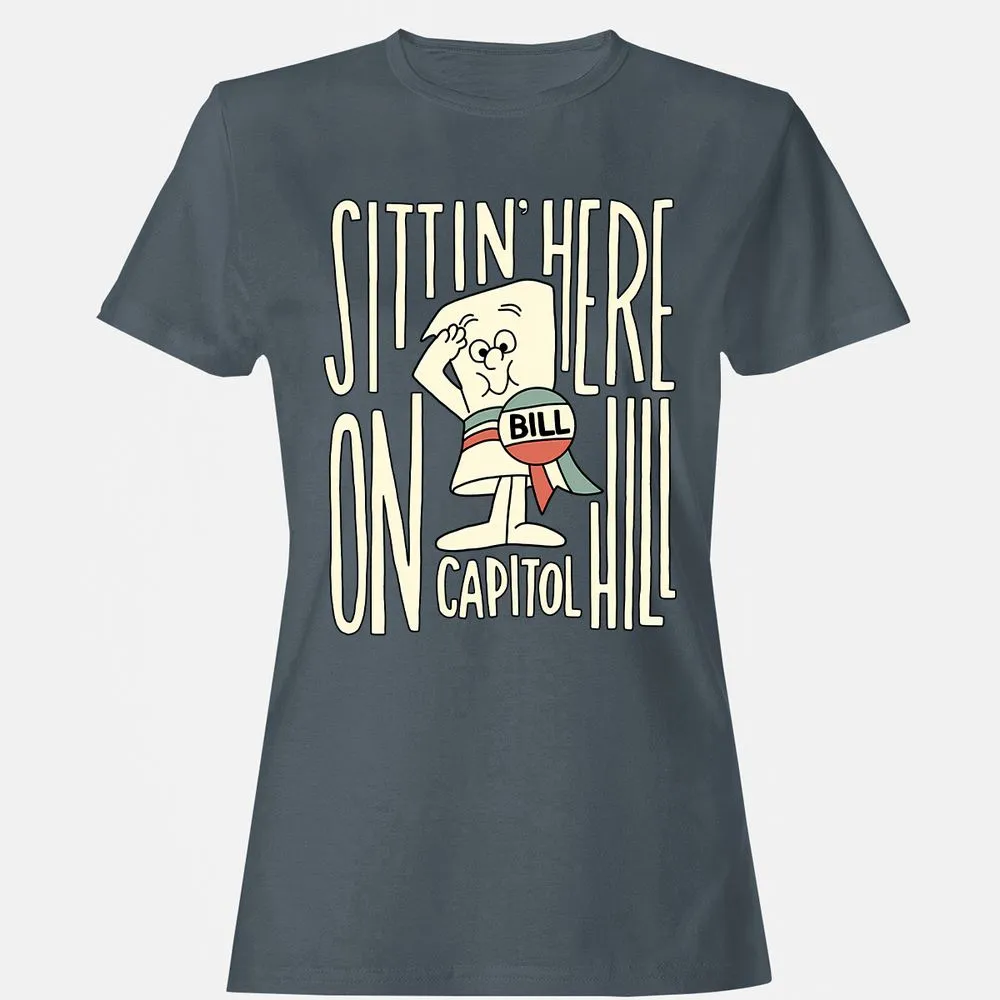 Women's T-Shirt - 1QP1LJFE - Charcoal - 3