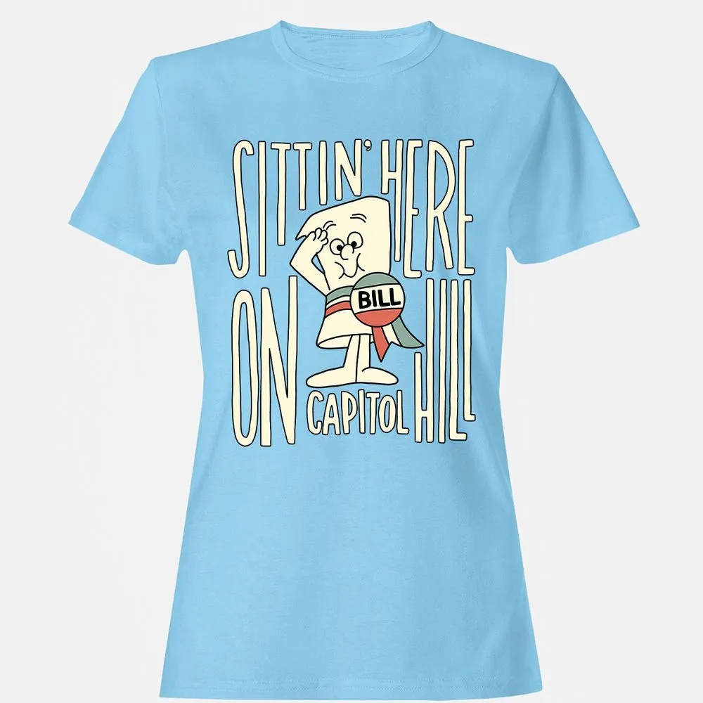 Women's T-Shirt - 1QP1LJFE - Light Blue - 8
