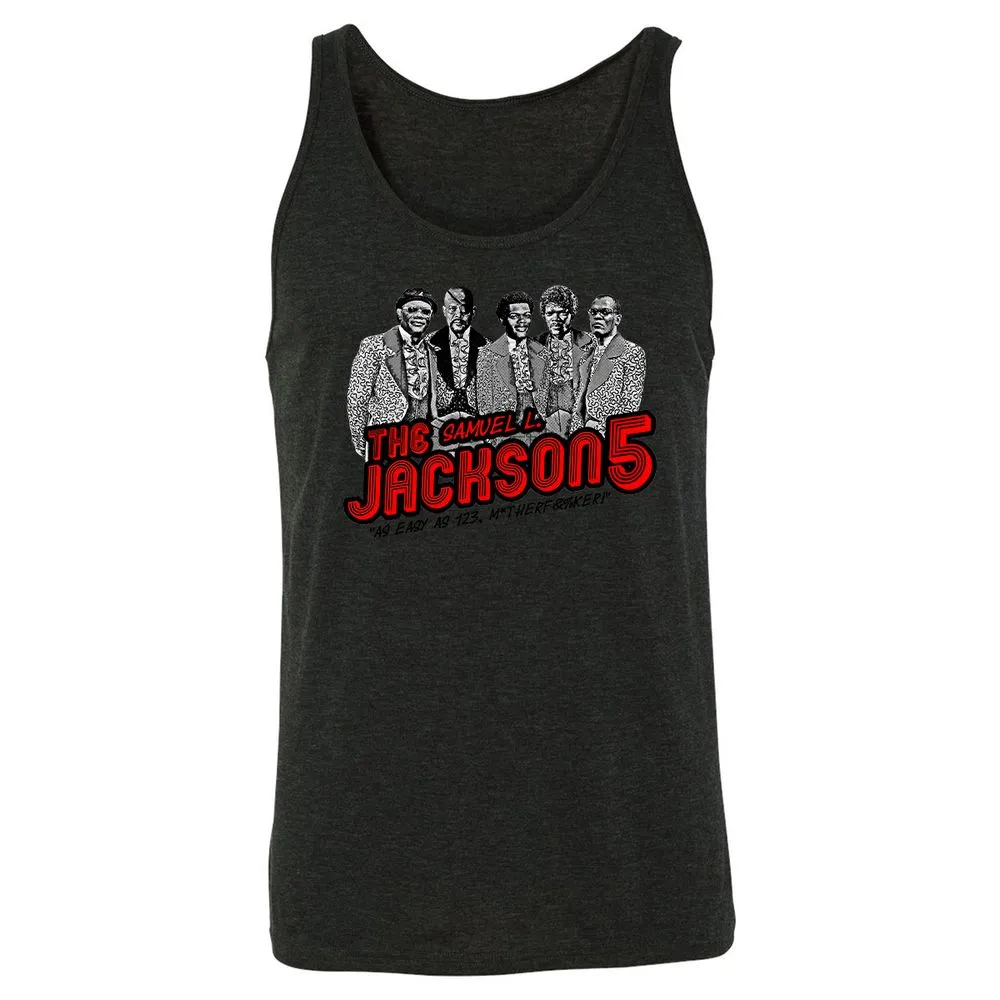 Unisex Jersey Tank - TTU3UZZV - Charcoal Black Triblend - 5