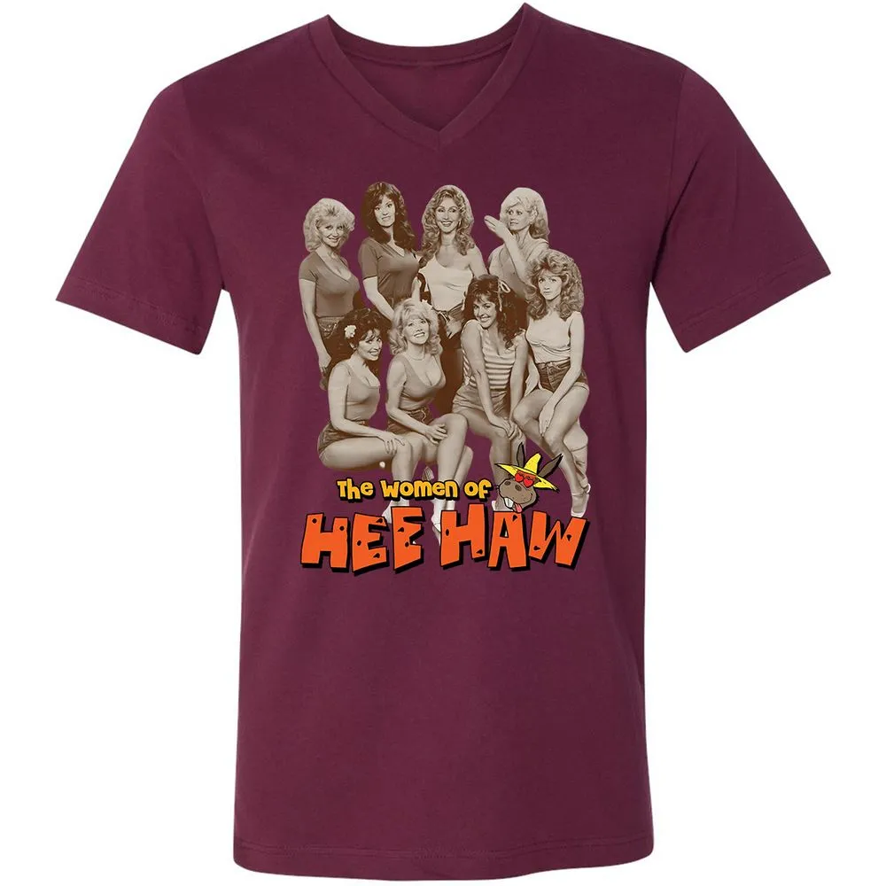 Unisex V-Neck T-Shirt - 9XPM8ASK - Maroon - 6