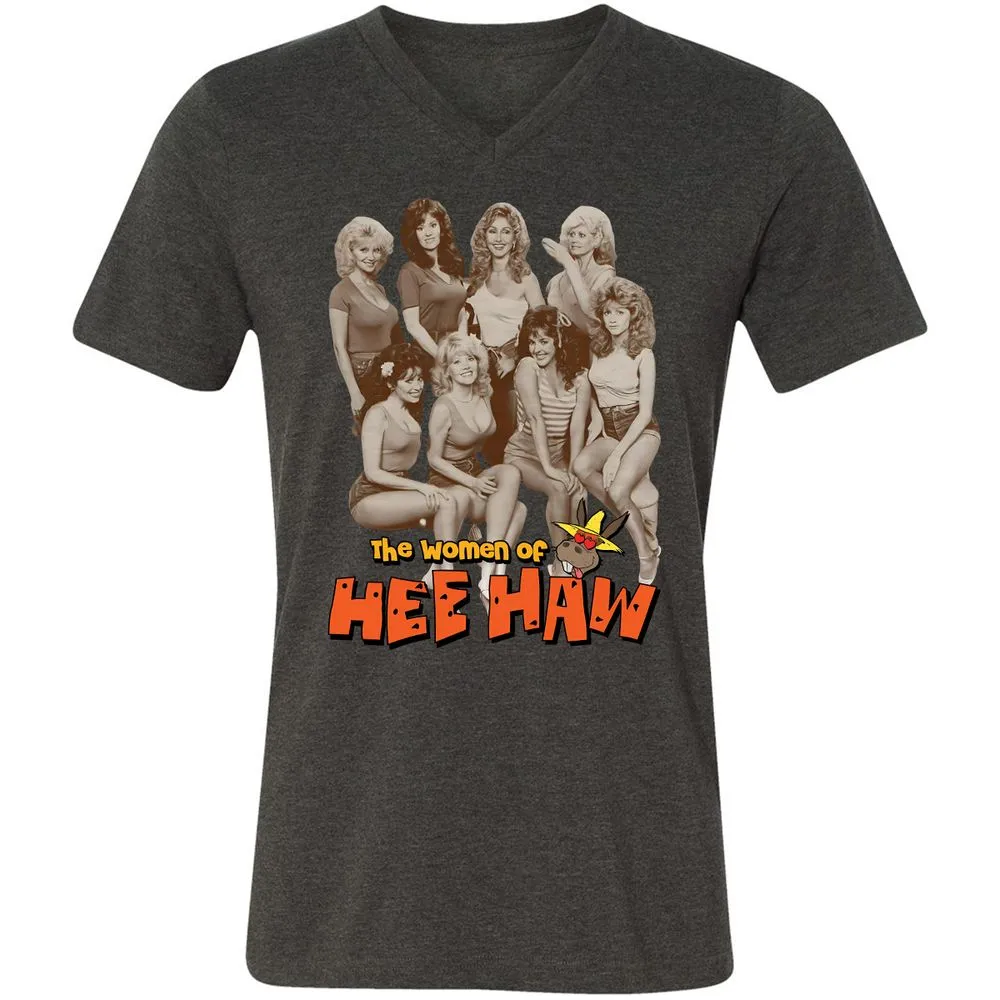 Unisex V-Neck T-Shirt - 9XPM8ASK - Dark Grey Heather - 8