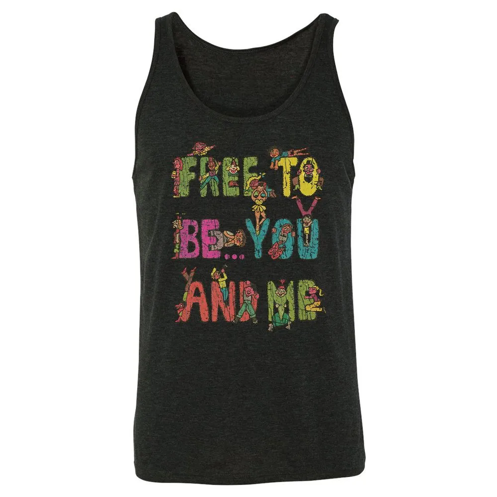 Unisex Jersey Tank - Y3MG7T4N - Charcoal Black Triblend - 5