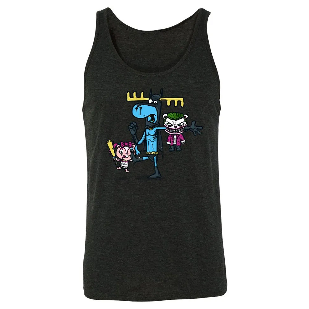 Unisex Jersey Tank - WATYMZJD - Charcoal Black Triblend - 5