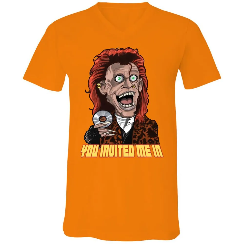 Unisex V-Neck T-Shirt - GXR6MGXM - Orange - 11