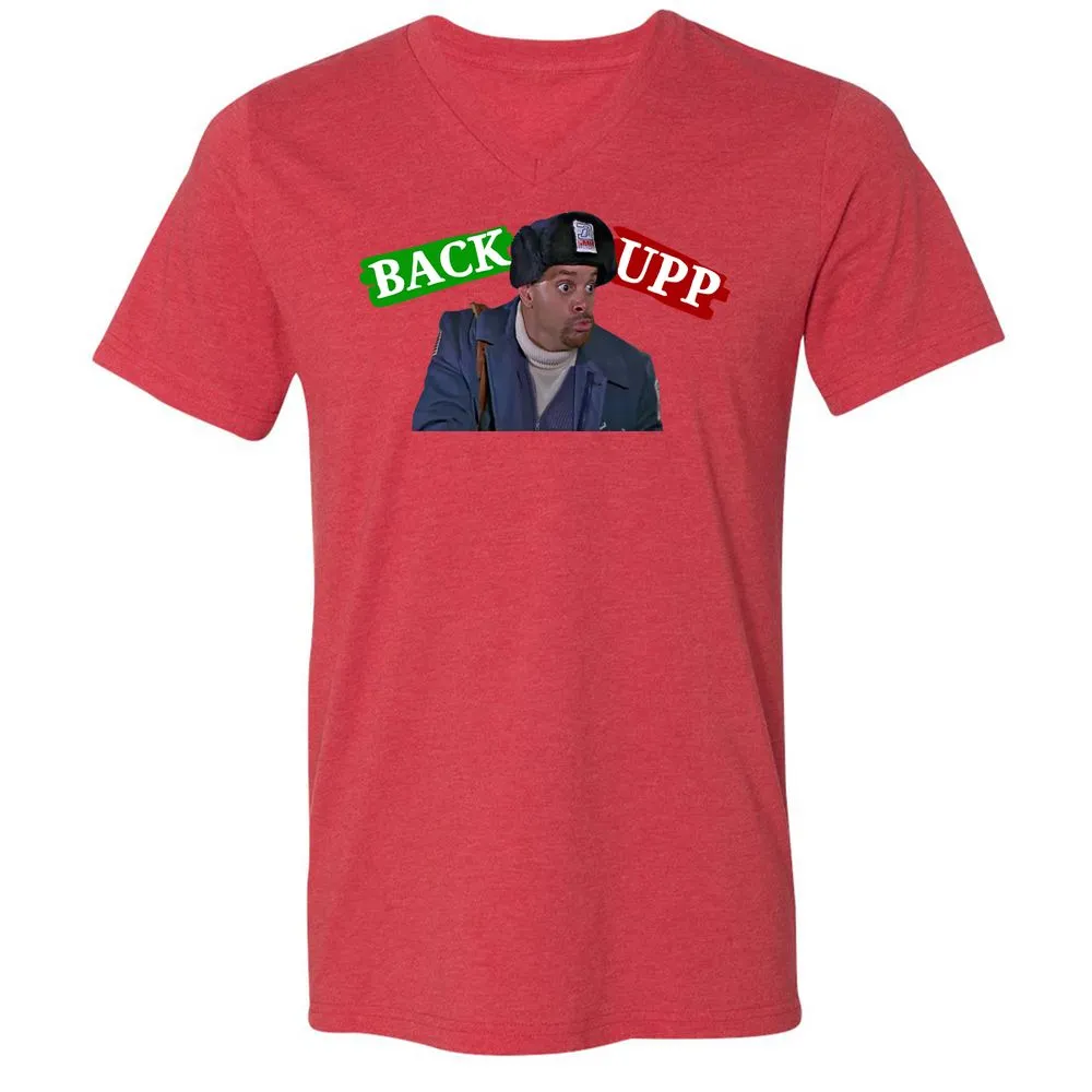 Unisex V-Neck T-Shirt - BVZC16RK - Heather Red - 5