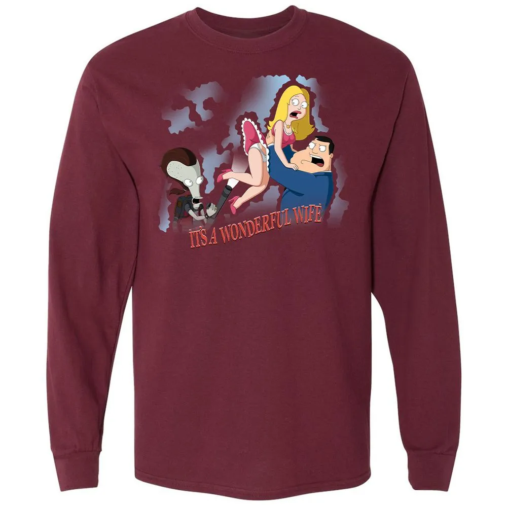 Long Sleeve T-Shirt - ENKUGEPB - Maroon - 11