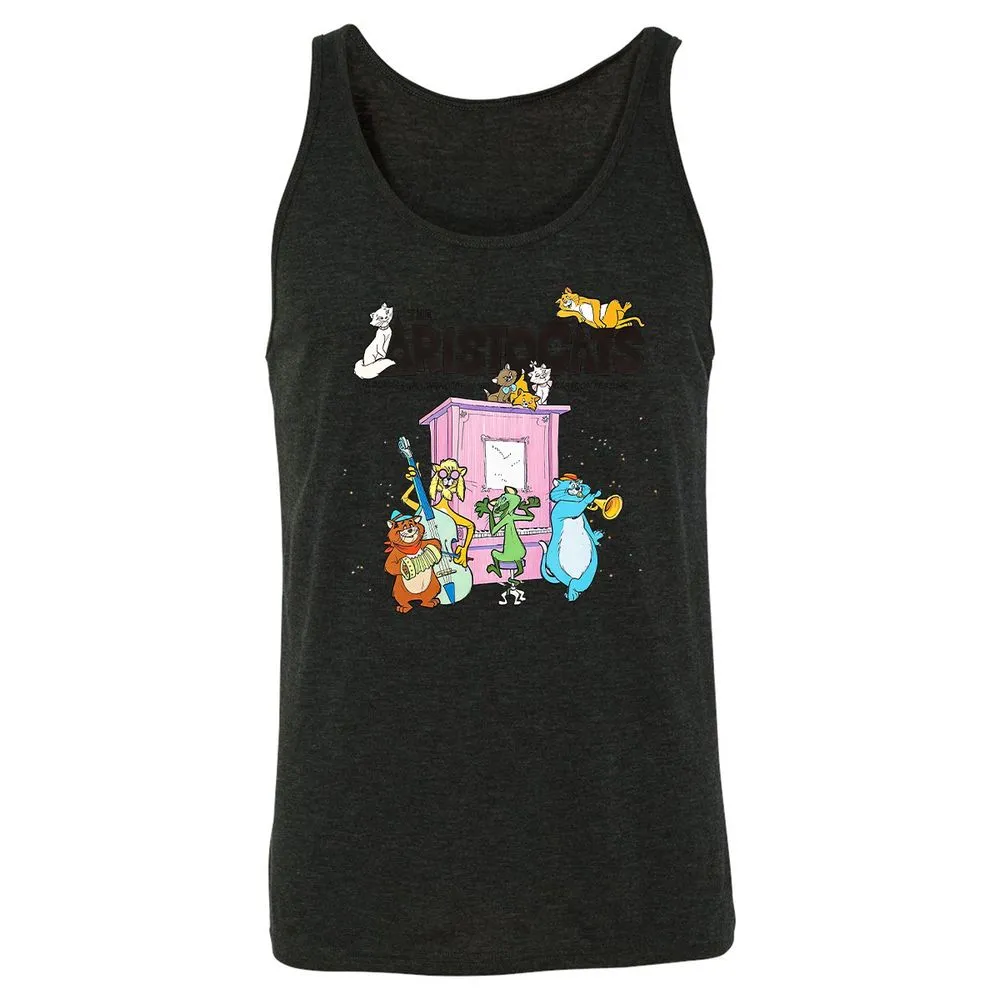 Unisex Jersey Tank - HM2BKBGS - Charcoal Black Triblend - 5