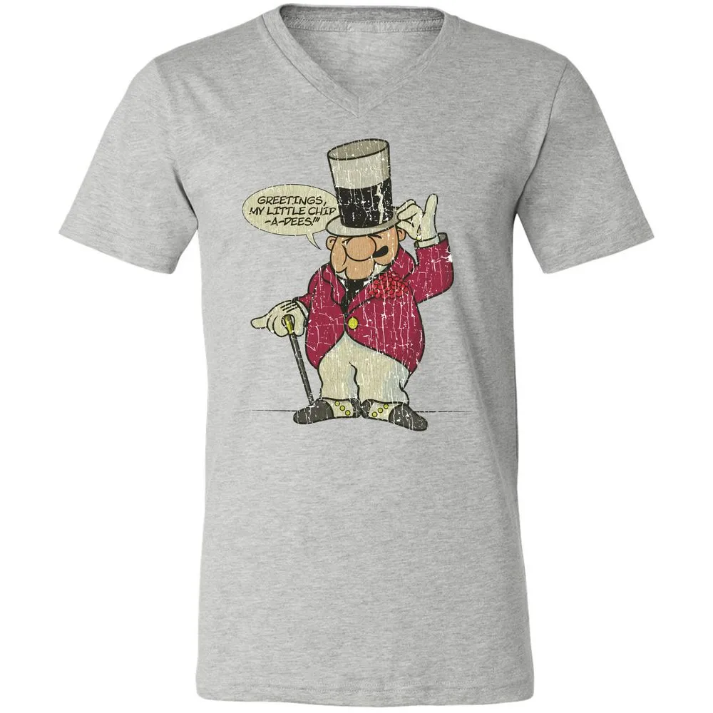 Unisex V-Neck T-Shirt - YZZ1PWQL - Athletic Heather - 7