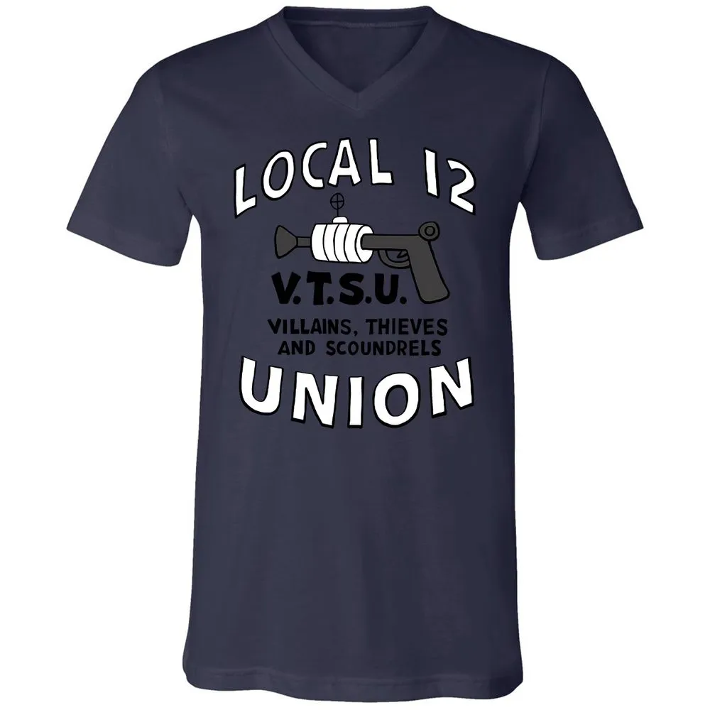 Unisex V-Neck T-Shirt - 9Z258ZLV - Navy - 9