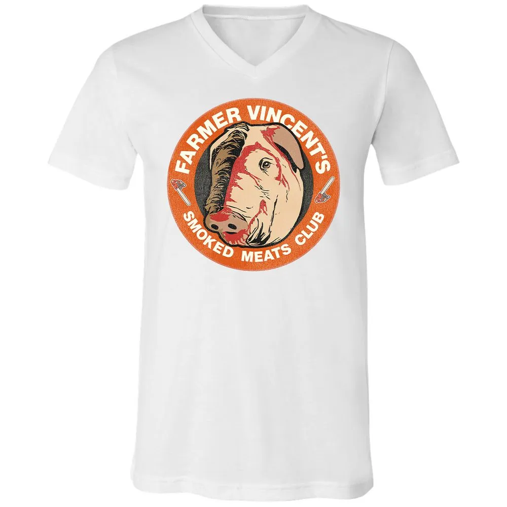Unisex V-Neck T-Shirt - N86UGHQP - White - 5