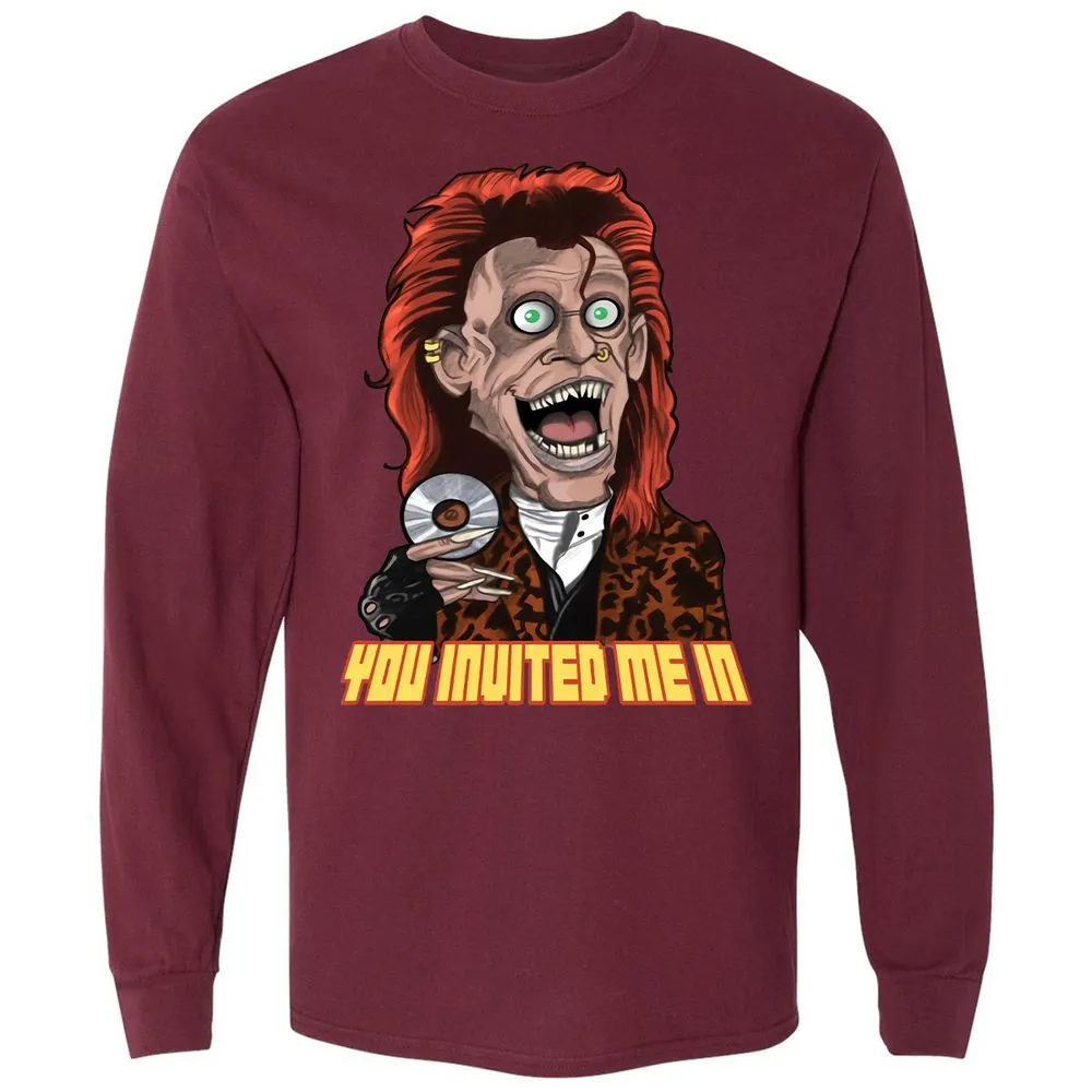 Long Sleeve T-Shirt - X9B12Q48 - Maroon - 11