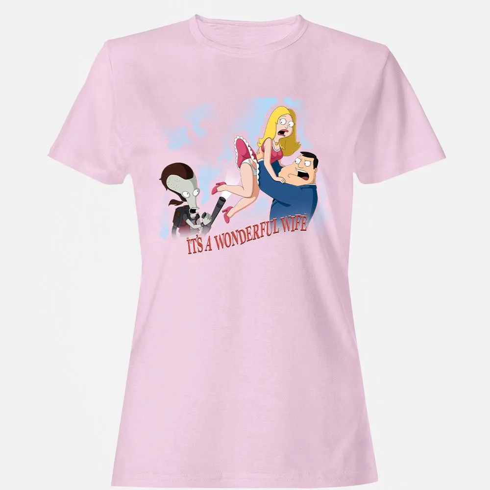 Women's T-Shirt - 6W54NQDN - Light Pink - 9