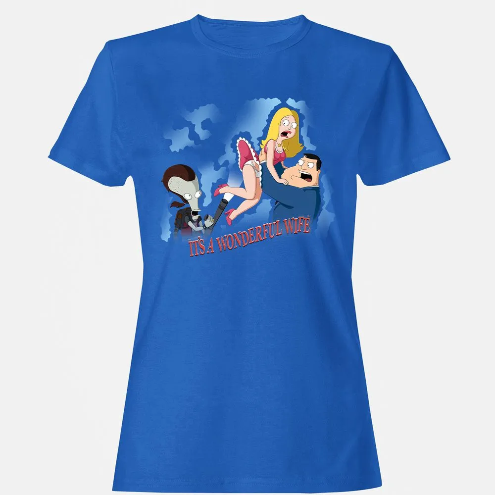 Women's T-Shirt - 6W54NQDN - Royal - 14