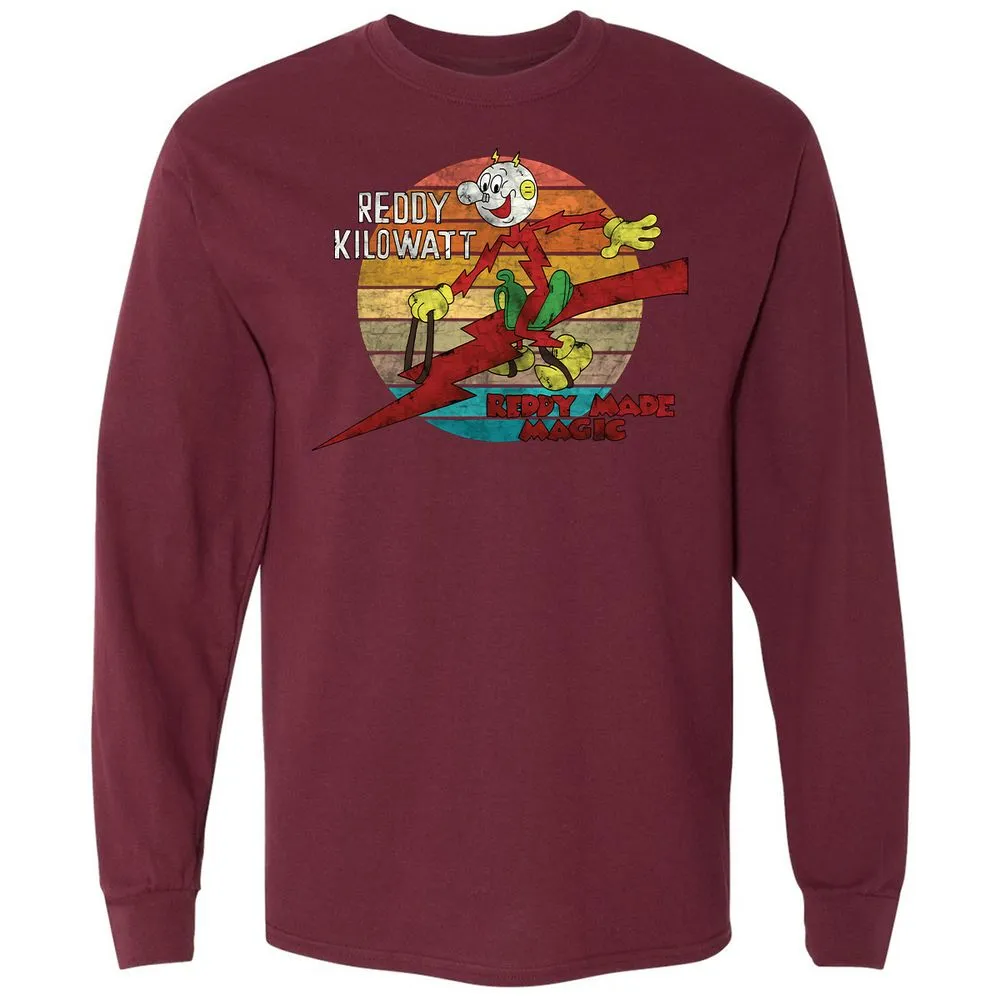 Long Sleeve T-Shirt - 9J4JDEC4 - Maroon - 11