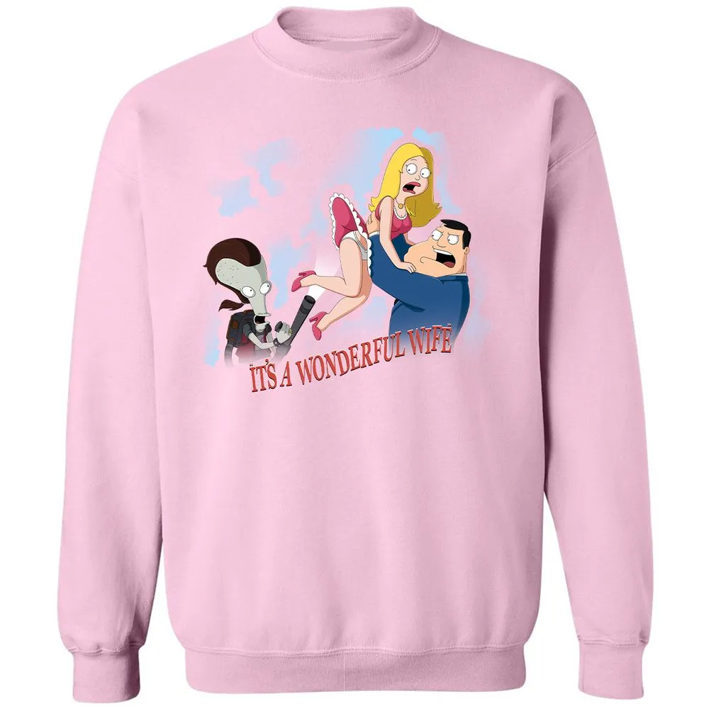 Classic Unisex Sweatshirt - VLR8QV6K - Light Pink - 3