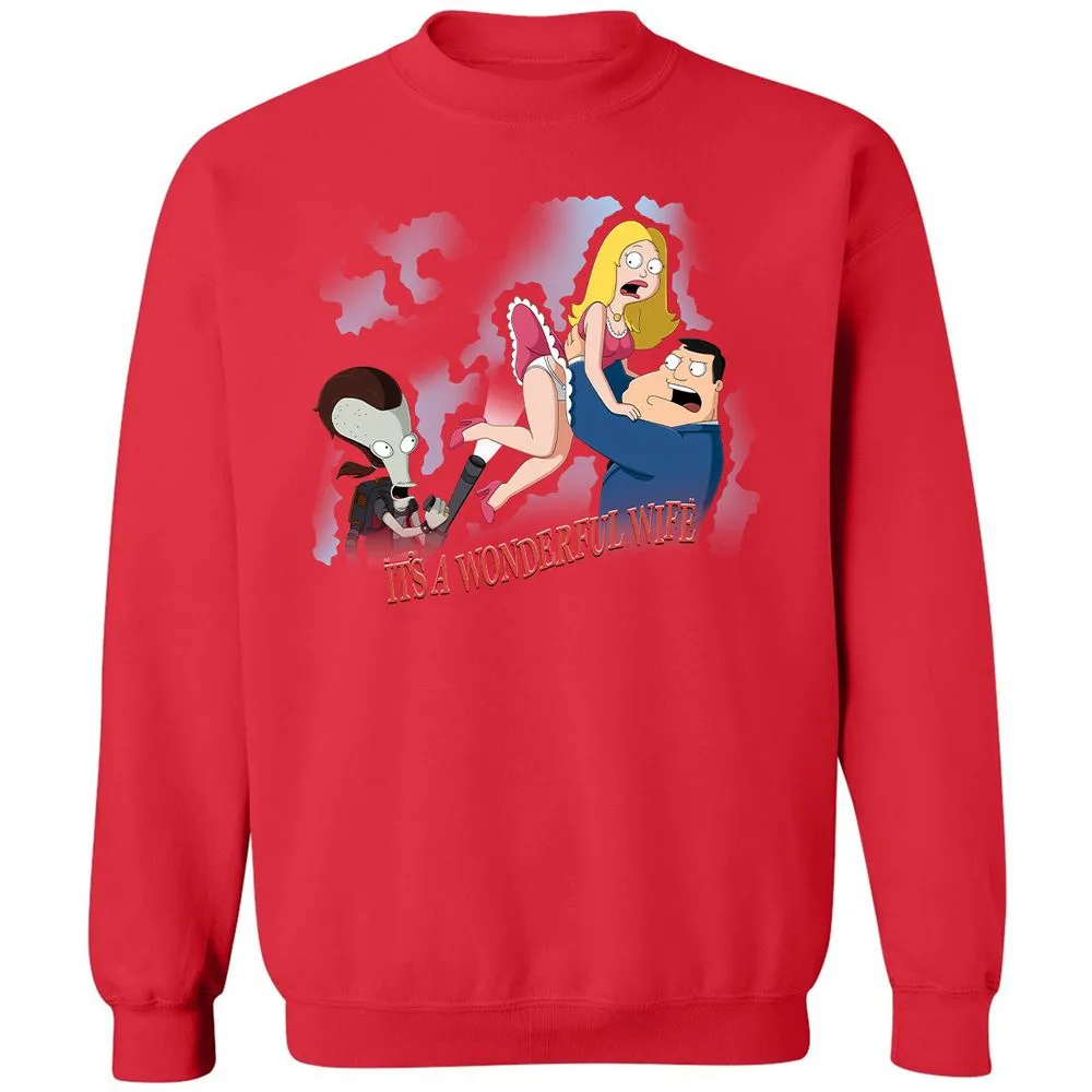 Classic Unisex Sweatshirt - VLR8QV6K - Red - 5