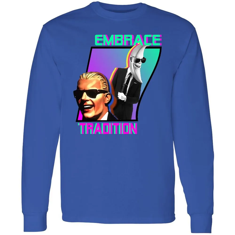 Long Sleeve T-Shirt - AUMDV4ER - Royal - 4