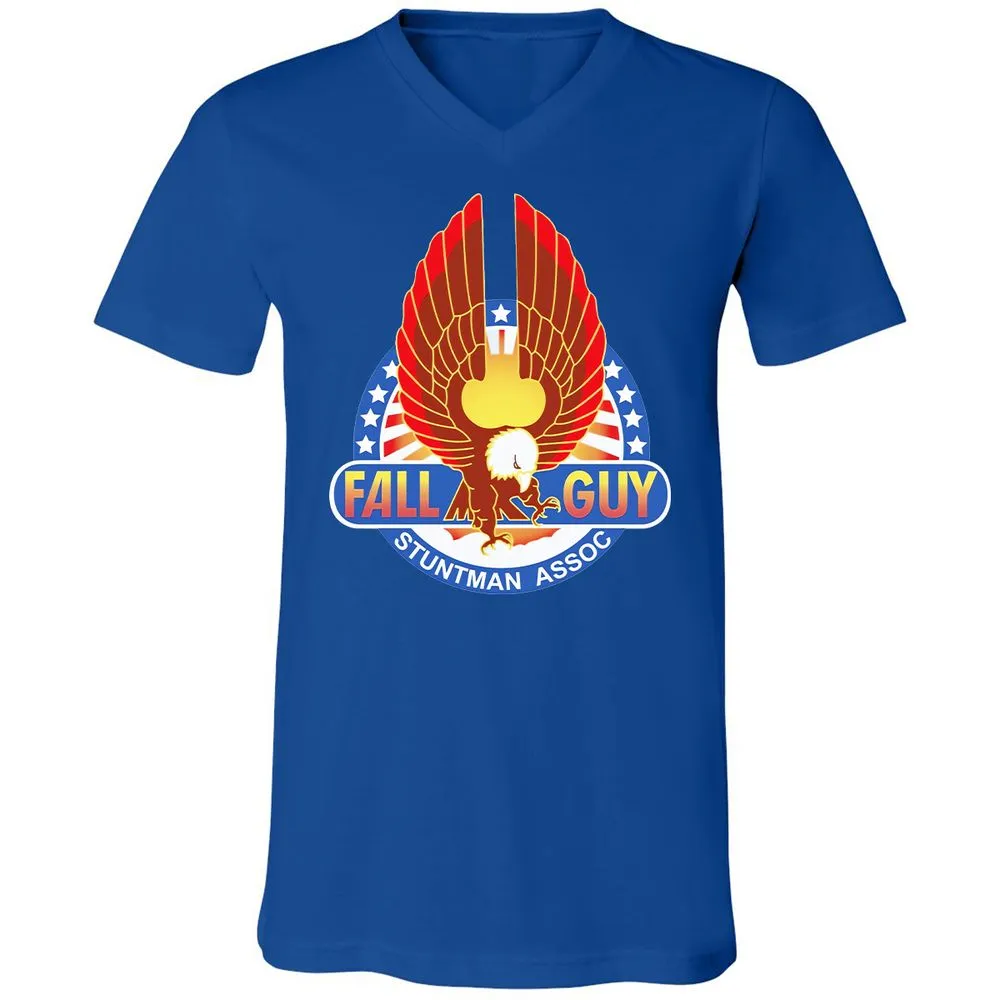 Unisex V-Neck T-Shirt - 9LQMVW6K - True Royal - 4