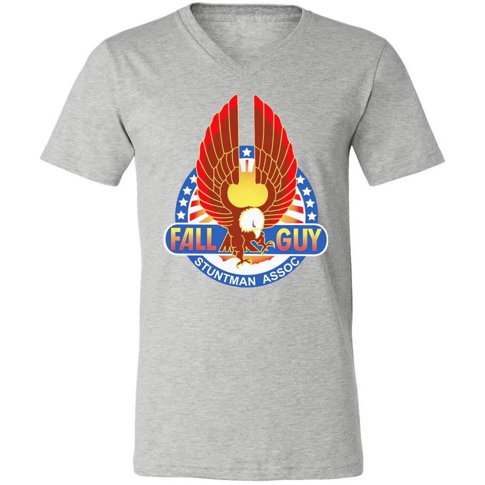 Unisex V-Neck T-Shirt - 9LQMVW6K - Athletic Heather - 7