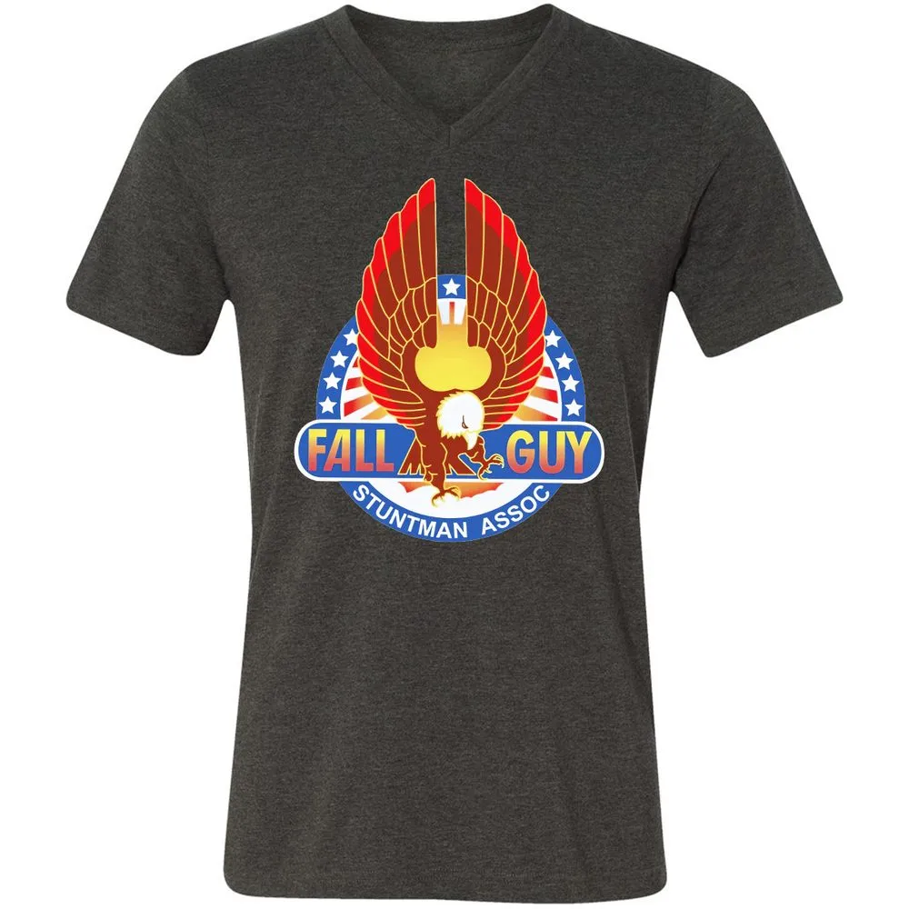 Unisex V-Neck T-Shirt - 9LQMVW6K - Dark Grey Heather - 8