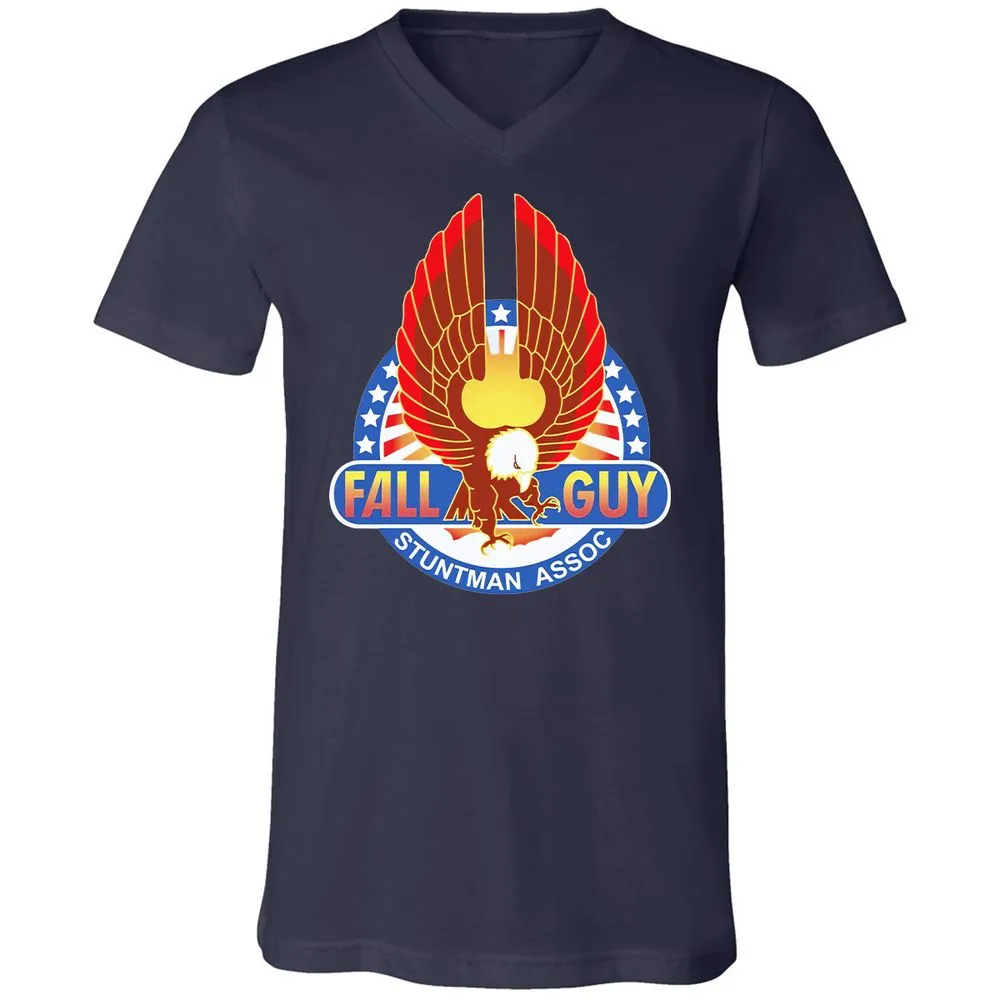Unisex V-Neck T-Shirt - 9LQMVW6K - Navy - 9