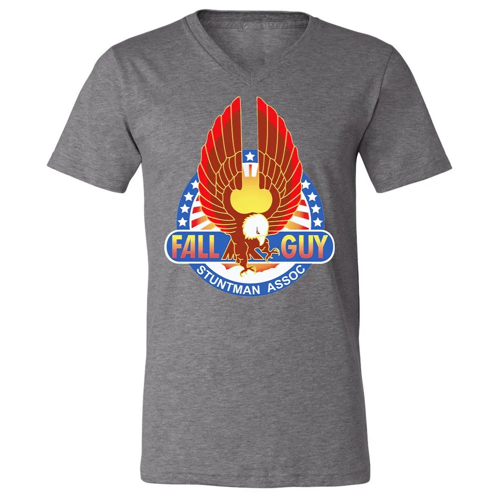 Unisex V-Neck T-Shirt - 9LQMVW6K - Deep Heather - 13