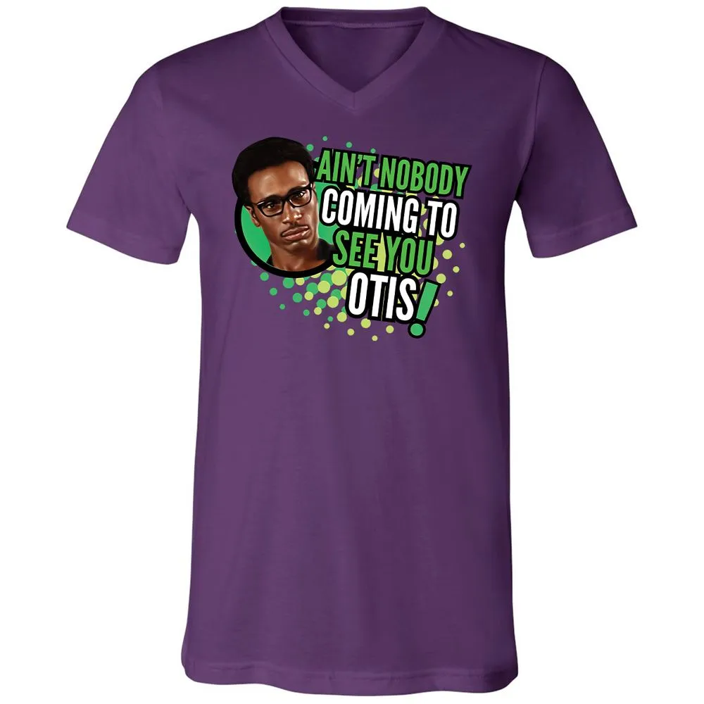 Unisex V-Neck T-Shirt - G3CNL2E7 - Team Purple - 2