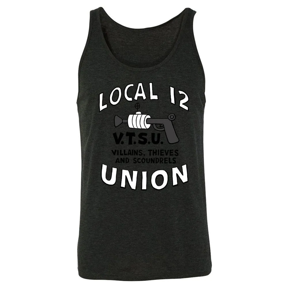 Unisex Jersey Tank - FETANWTV - Charcoal Black Triblend - 5
