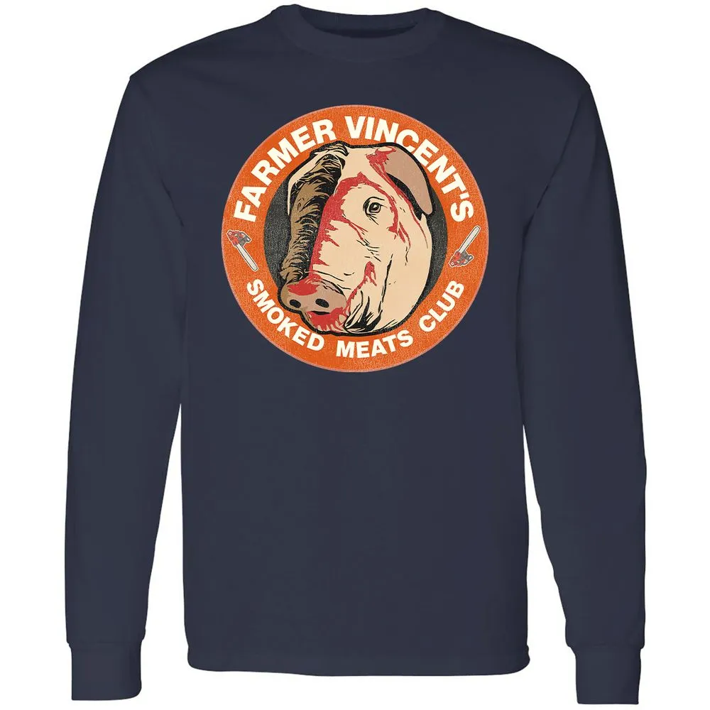 Long Sleeve T-Shirt - A5CRVHKU - Navy - 2