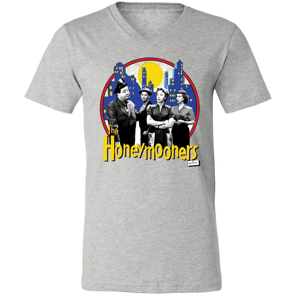 Unisex V-Neck T-Shirt - R1NDUA3N - Athletic Heather - 7