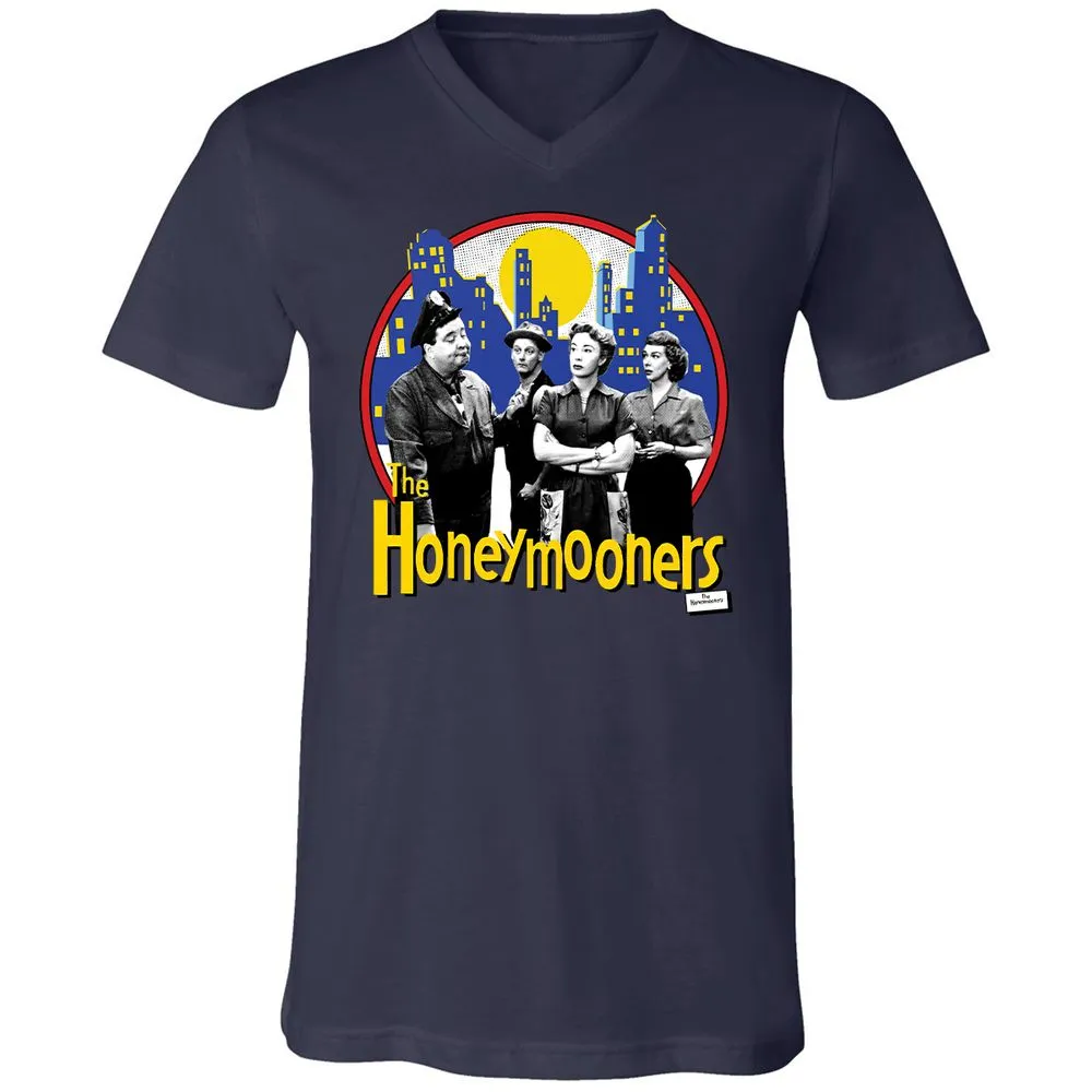 Unisex V-Neck T-Shirt - R1NDUA3N - Navy - 9