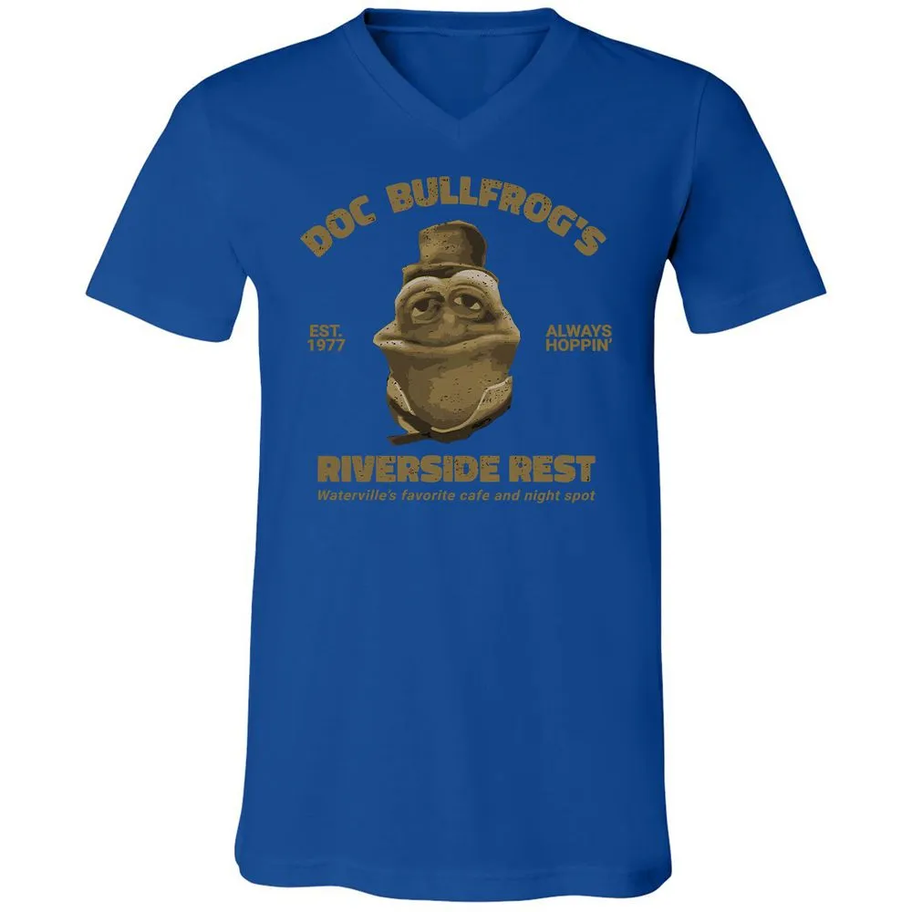 Unisex V-Neck T-Shirt - 62Q6EF5P - True Royal - 4