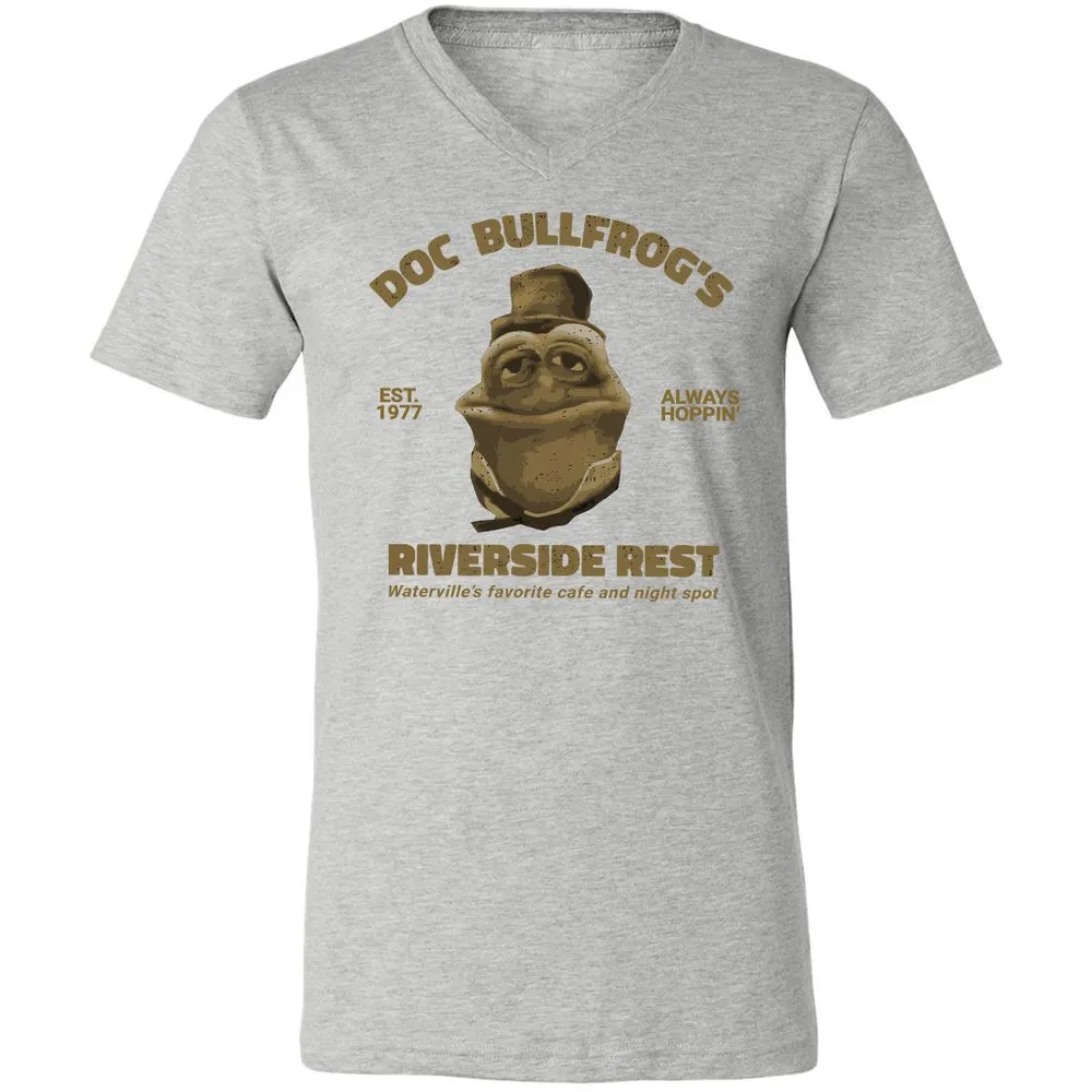 Unisex V-Neck T-Shirt - 62Q6EF5P - Athletic Heather - 7