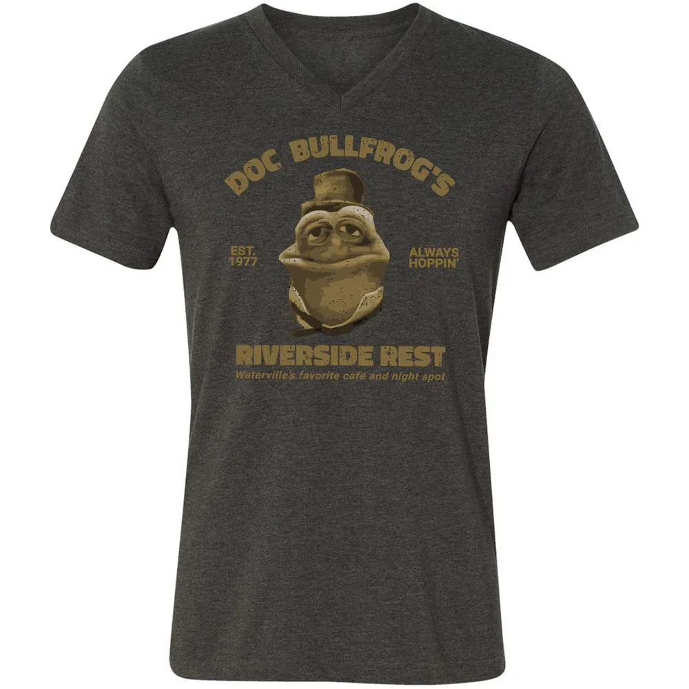 Unisex V-Neck T-Shirt - 62Q6EF5P - Dark Grey Heather - 8