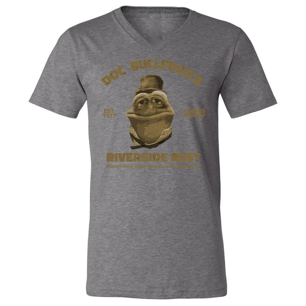 Unisex V-Neck T-Shirt - 62Q6EF5P - Deep Heather - 13