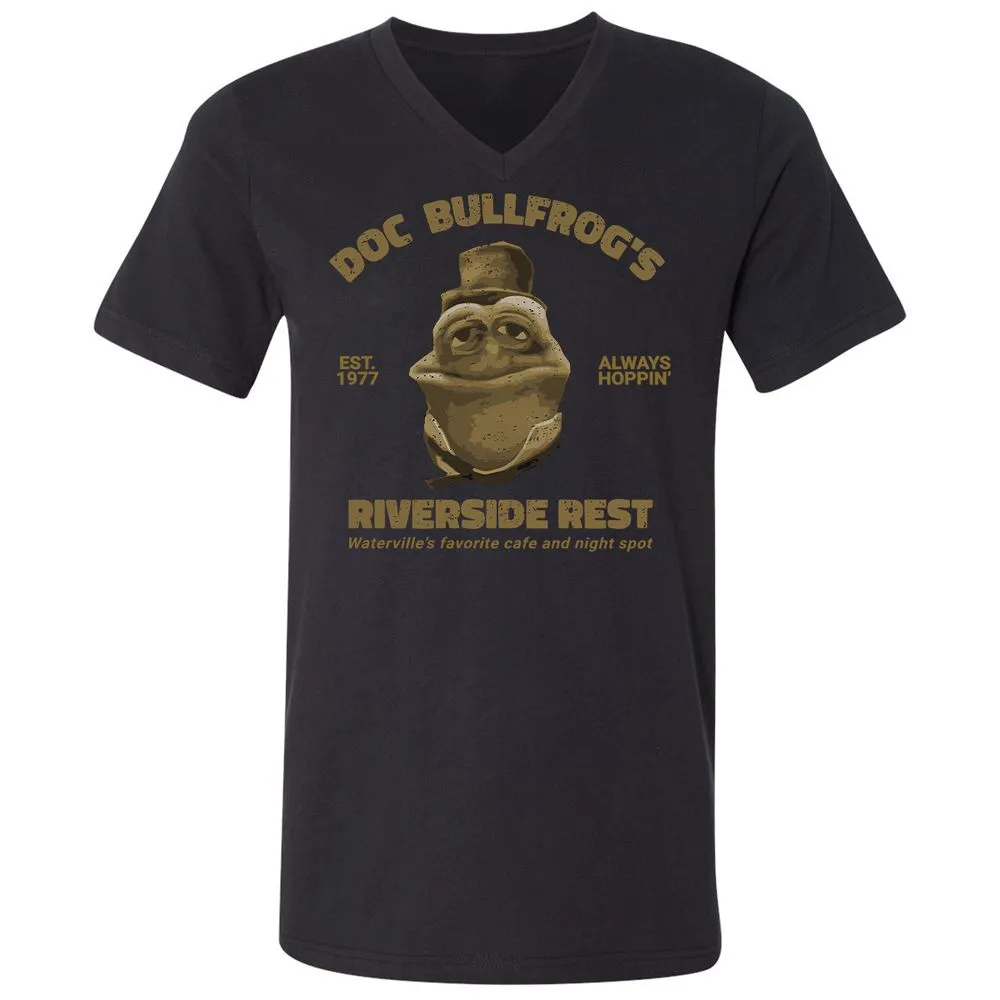 Unisex V-Neck T-Shirt - 62Q6EF5P - Black - 16
