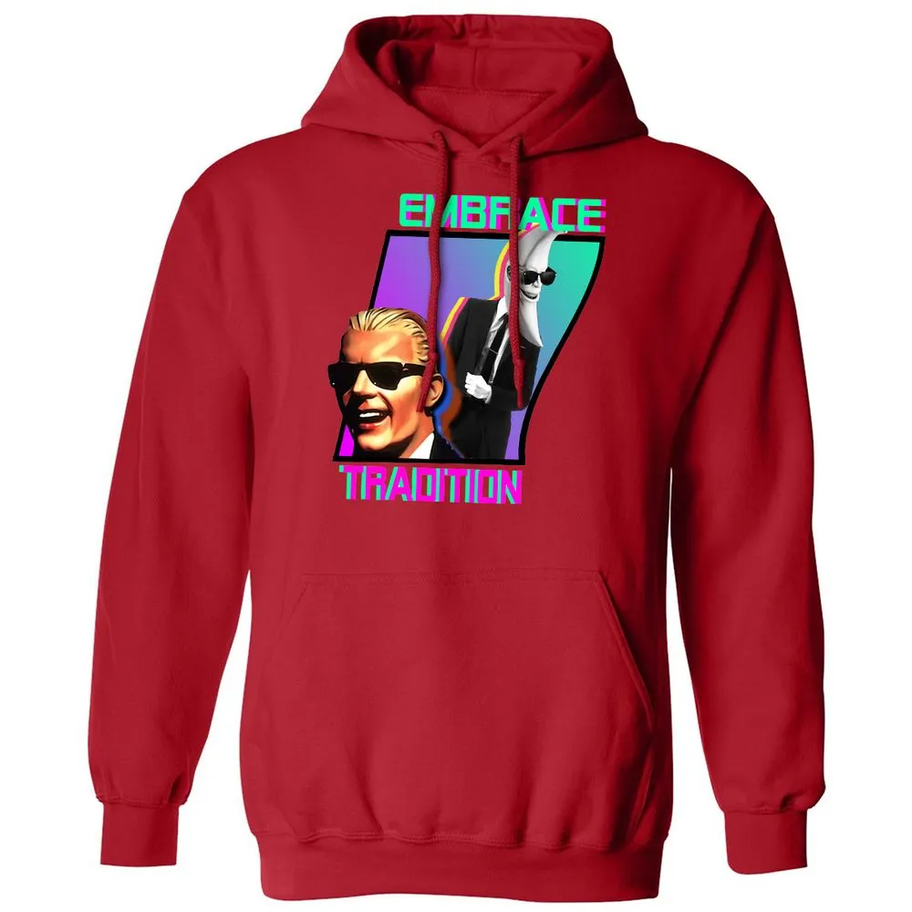 Classic Unisex Hoodie - UM231A69 - Red - 5