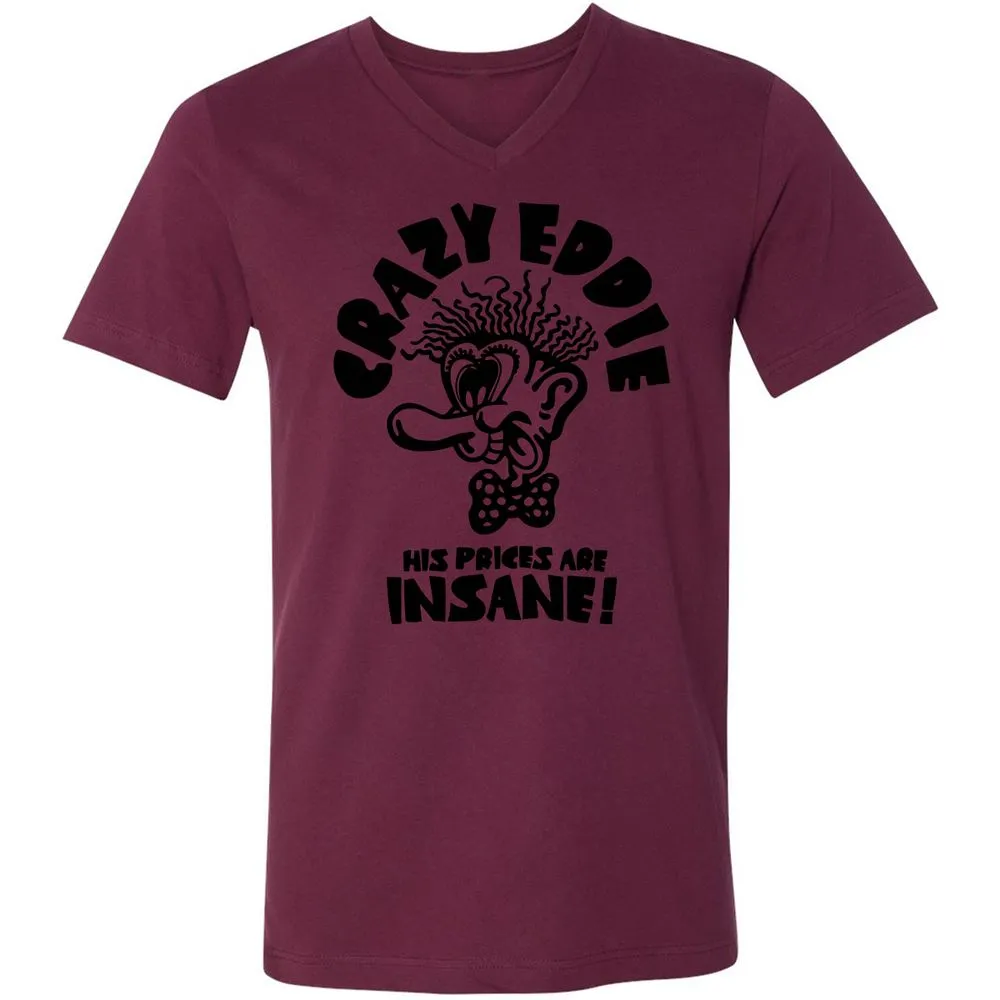Unisex V-Neck T-Shirt - FN65VSXS - Maroon - 6