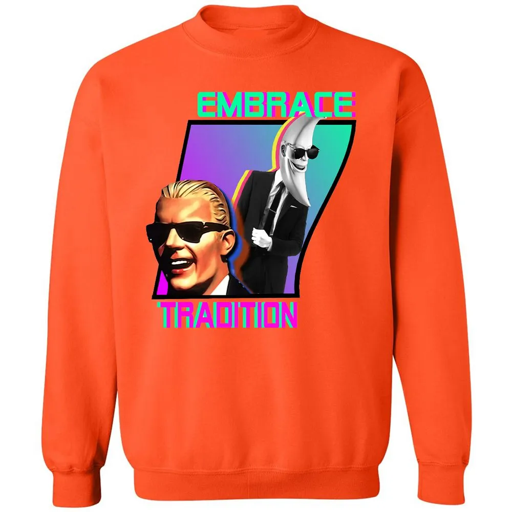 Classic Unisex Sweatshirt - VMEHGE5Q - Orange - 10
