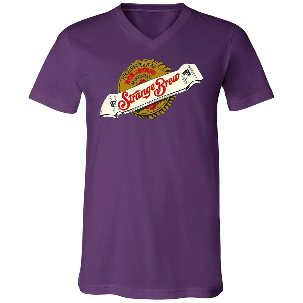 Unisex V-Neck T-Shirt - GJKMMQJY - Team Purple - 2