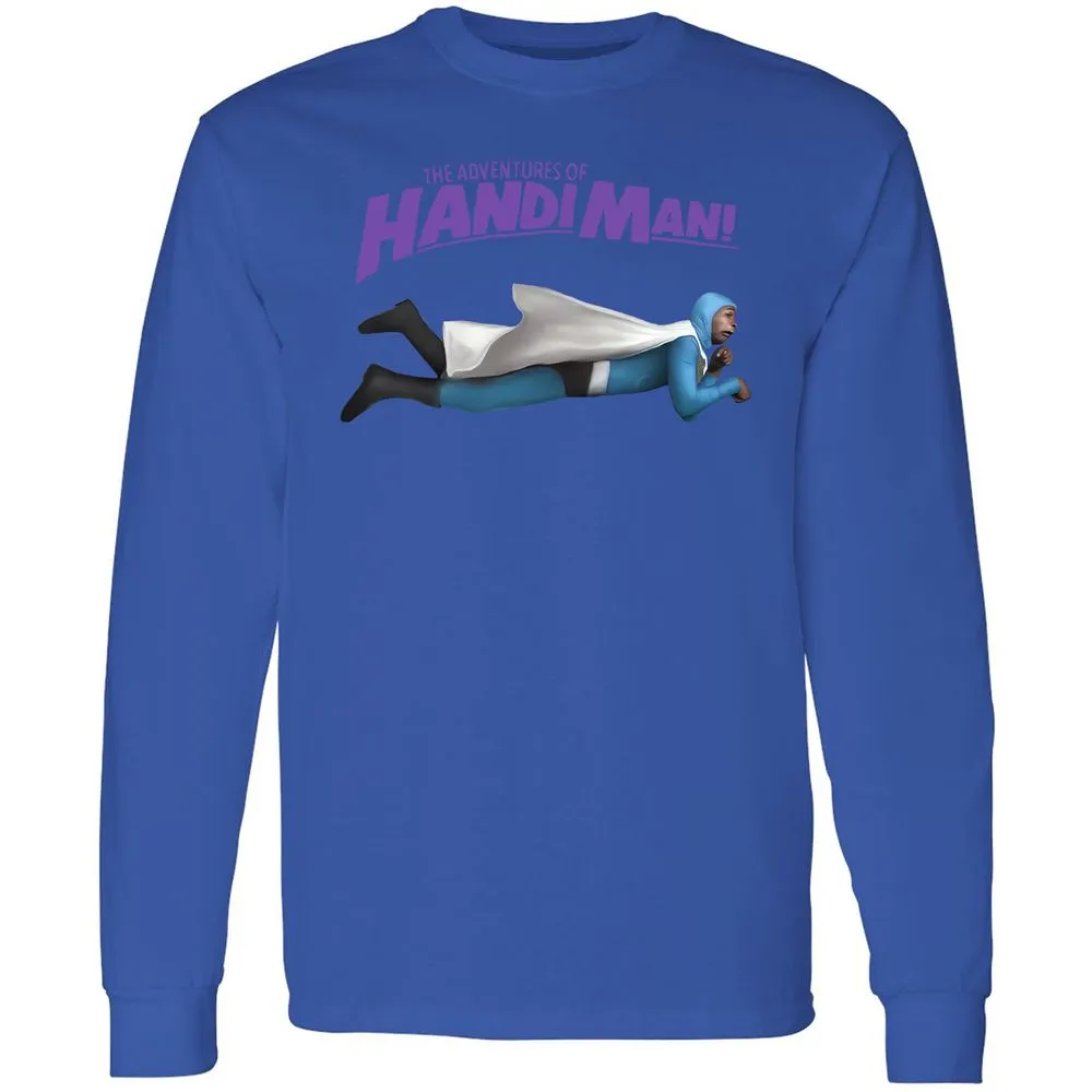 Long Sleeve T-Shirt - BXS9GBJU - Royal - 4
