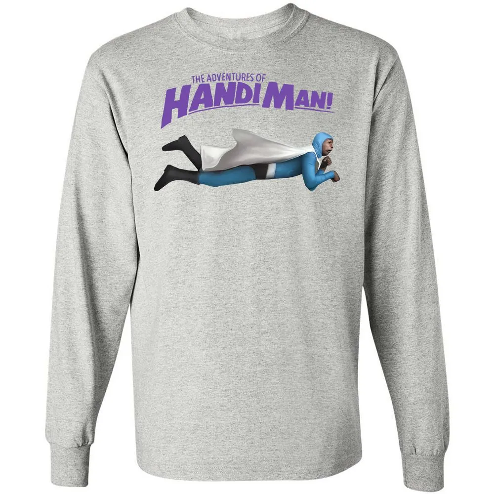 Long Sleeve T-Shirt - BXS9GBJU - Ash - 5