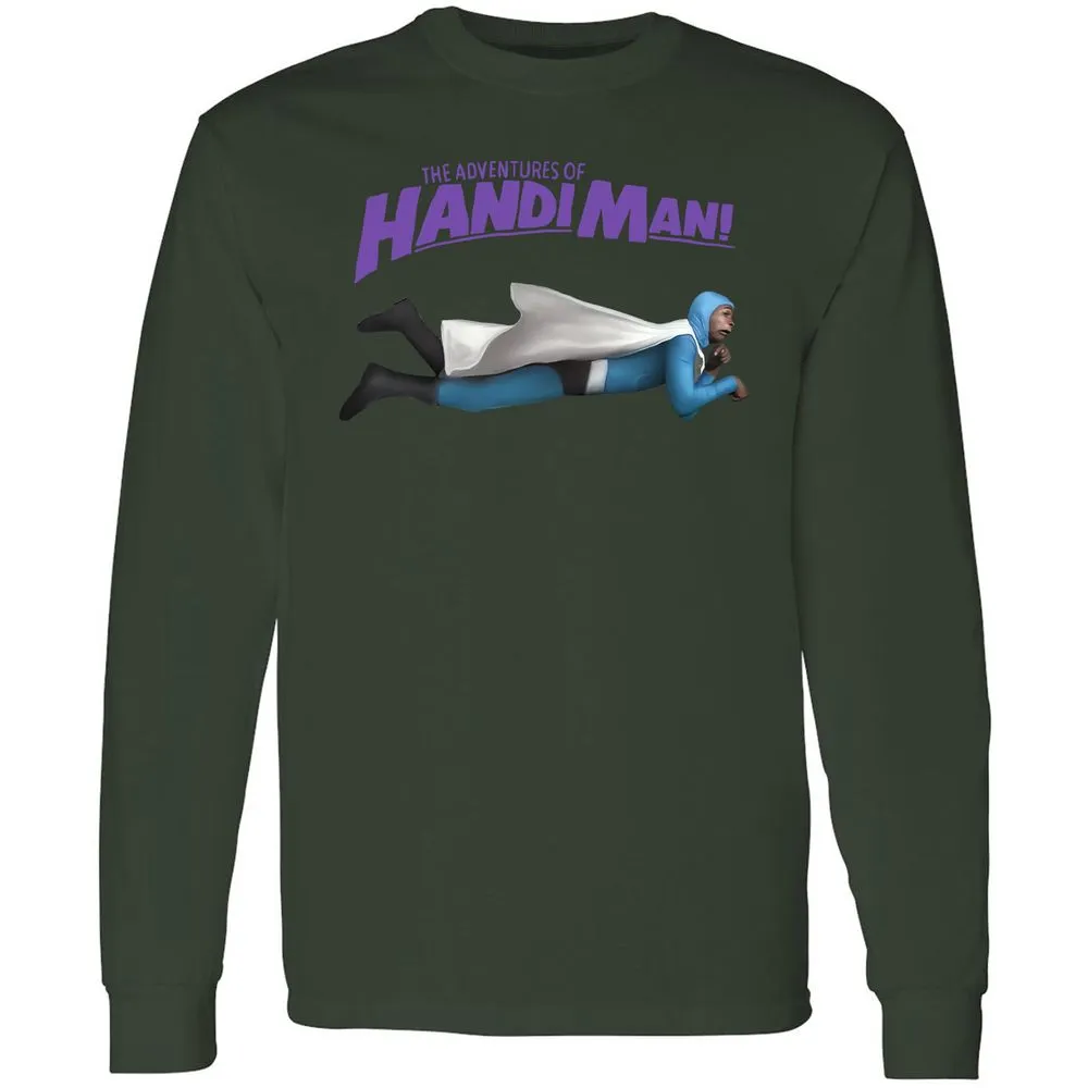 Long Sleeve T-Shirt - BXS9GBJU - Forest Green - 8