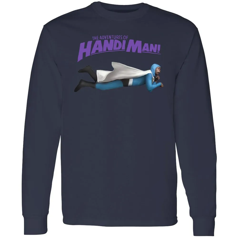 Long Sleeve T-Shirt - BXS9GBJU - Navy - 12