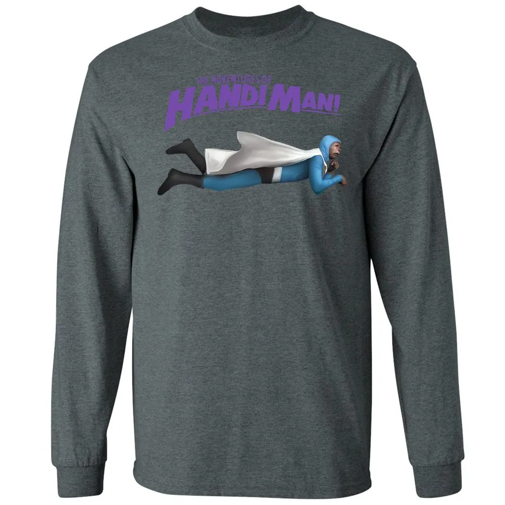 Long Sleeve T-Shirt - BXS9GBJU - Dark Heather - 15