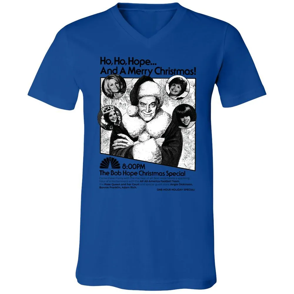 Unisex V-Neck T-Shirt - UJVG6X6C - True Royal - 4