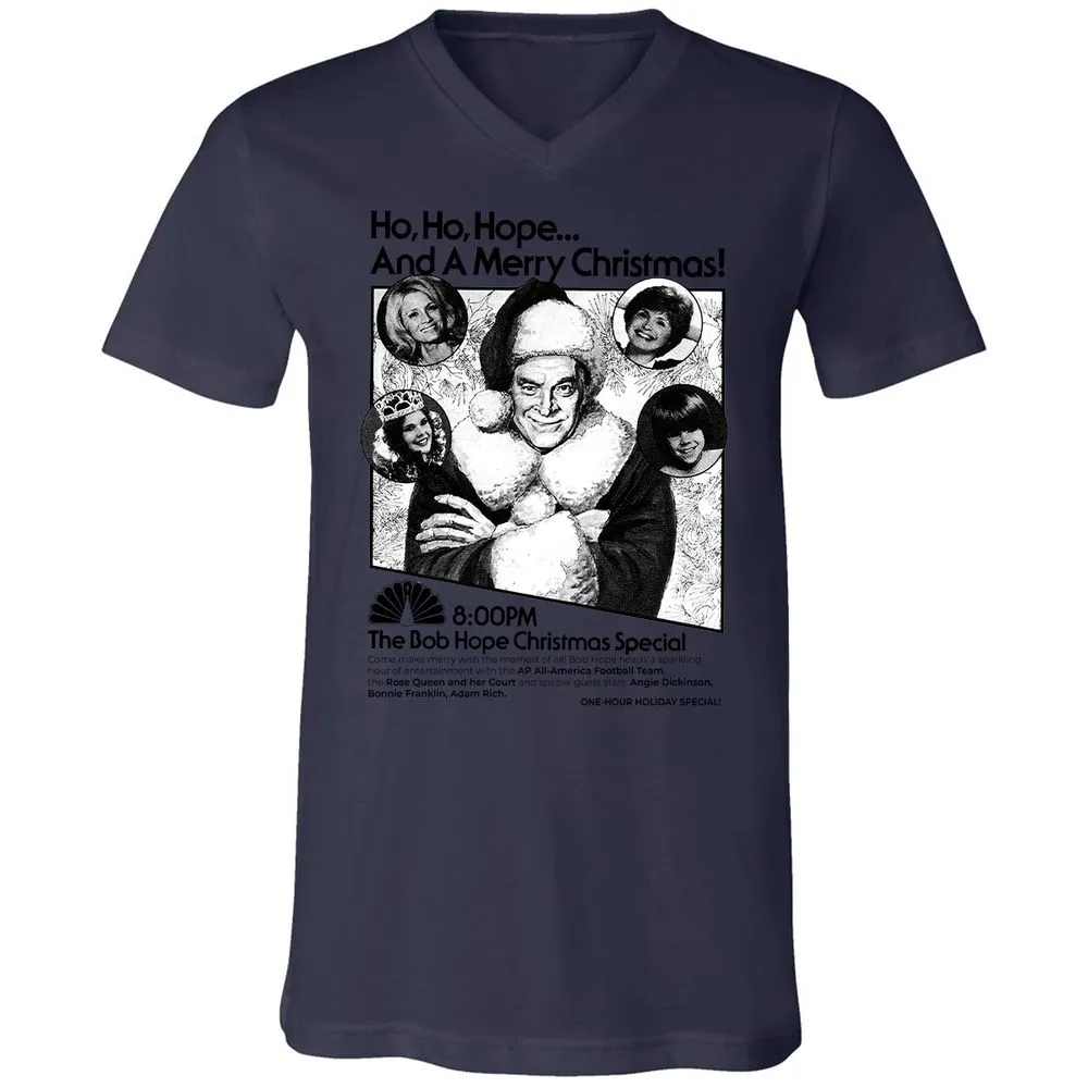 Unisex V-Neck T-Shirt - UJVG6X6C - Navy - 9