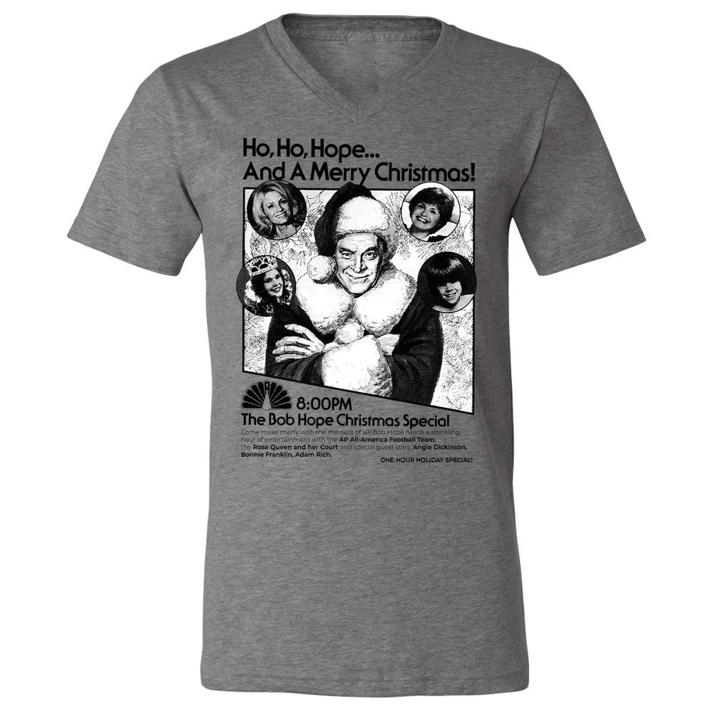 Unisex V-Neck T-Shirt - UJVG6X6C - Deep Heather - 13