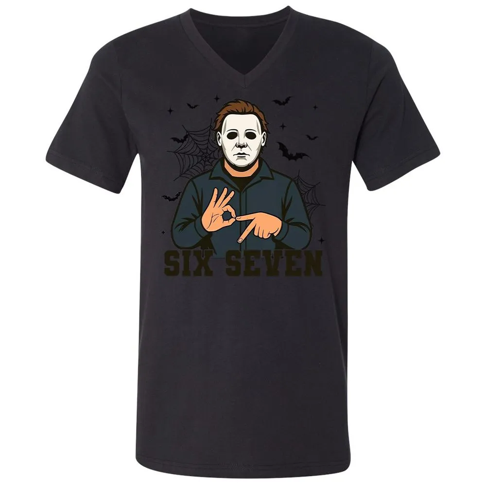 Unisex V-Neck T-Shirt - 5SCMJXG2 - Black - 16